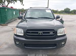 2002 Toyota Sequoia Sr5 V8 Black vin: 5TDZT34A02S071797