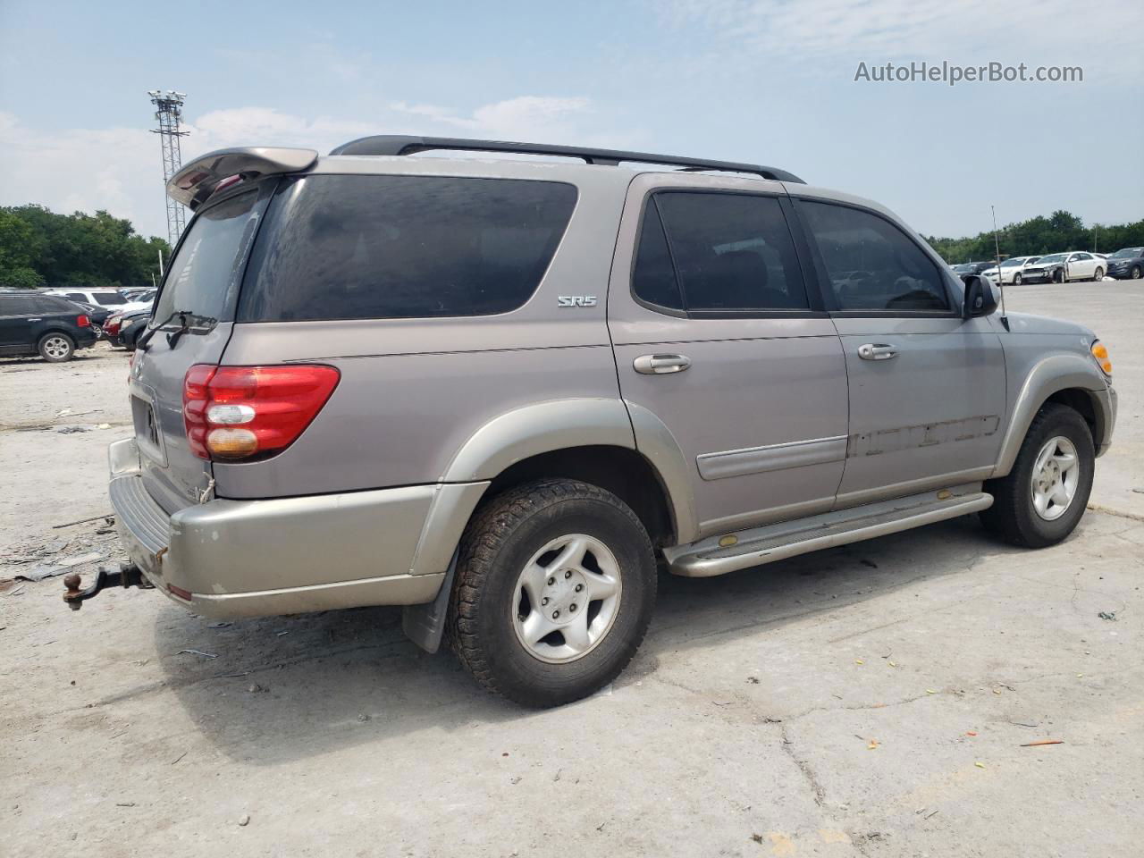 2002 Toyota Sequoia Sr5 Черный vin: 5TDZT34A02S108461