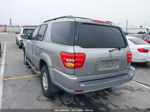 2002 Toyota Sequoia Sr5 V8 Silver vin: 5TDZT34A02S120013