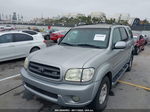 2002 Toyota Sequoia Sr5 V8 Silver vin: 5TDZT34A02S120013