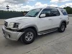 2002 Toyota Sequoia Sr5 White vin: 5TDZT34A02S127849