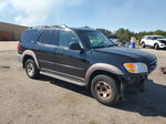 2002 Toyota Sequoia Sr5 Black vin: 5TDZT34A02S128435