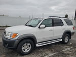 2002 Toyota Sequoia Sr5 White vin: 5TDZT34A12S074112