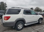 2002 Toyota Sequoia Sr5 White vin: 5TDZT34A12S074112