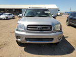 2002 Toyota Sequoia Sr5 Silver vin: 5TDZT34A12S075356