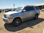 2002 Toyota Sequoia Sr5 Silver vin: 5TDZT34A12S075356