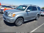 2002 Toyota Sequoia Sr5 V8 Silver vin: 5TDZT34A12S111434