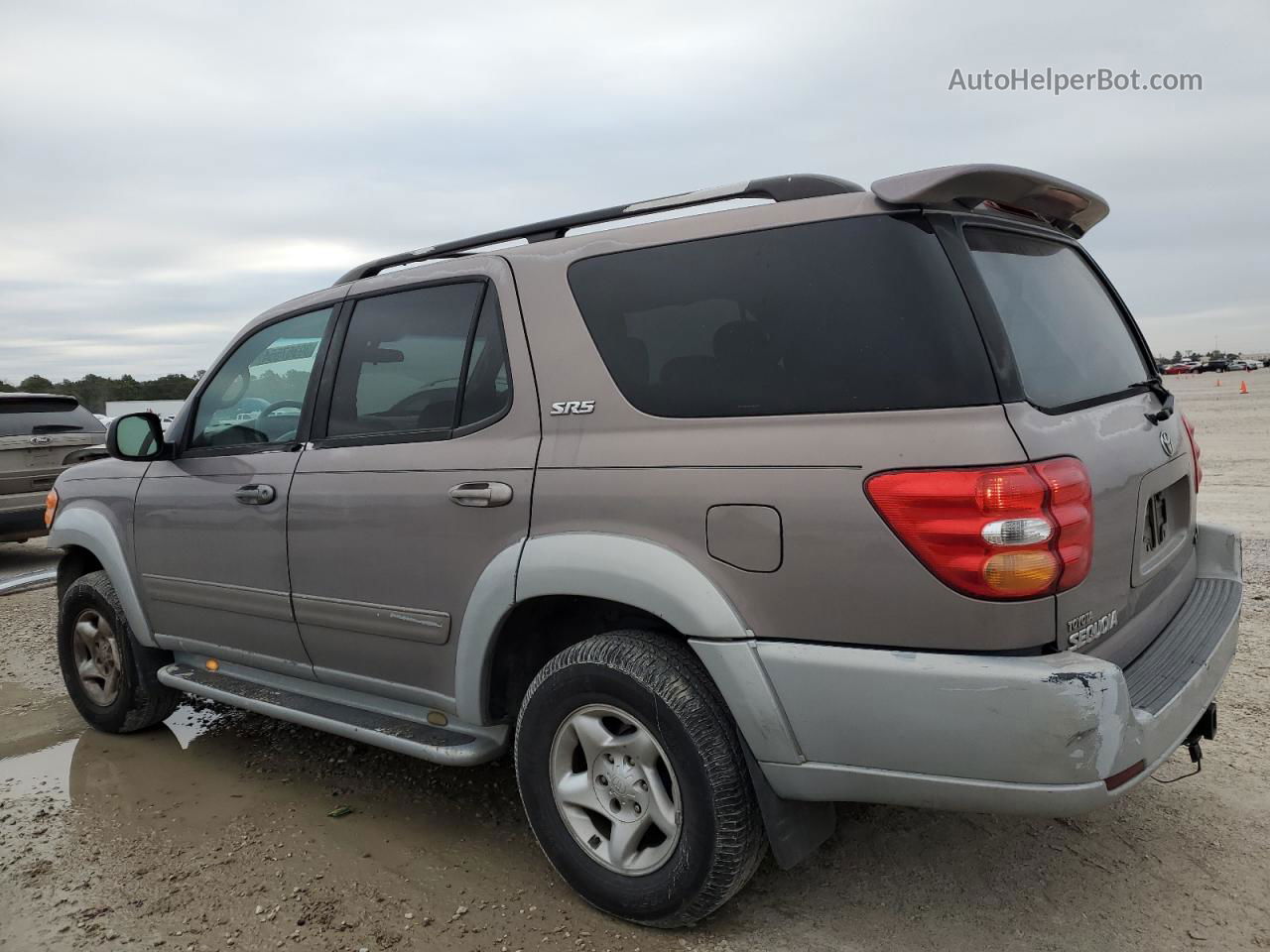 2002 Toyota Sequoia Sr5 Silver vin: 5TDZT34A22S081912