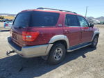 2002 Toyota Sequoia Sr5 Red vin: 5TDZT34A22S129117