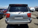 2002 Toyota Sequoia Sr5 Silver vin: 5TDZT34A22S137122