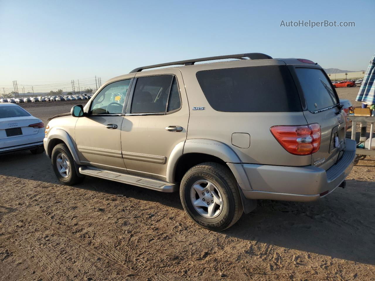 2002 Toyota Sequoia Sr5 Gold vin: 5TDZT34A32S118076