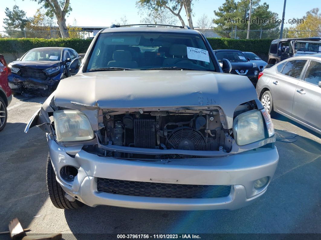 2002 Toyota Sequoia Sr5 Silver vin: 5TDZT34A42S095875