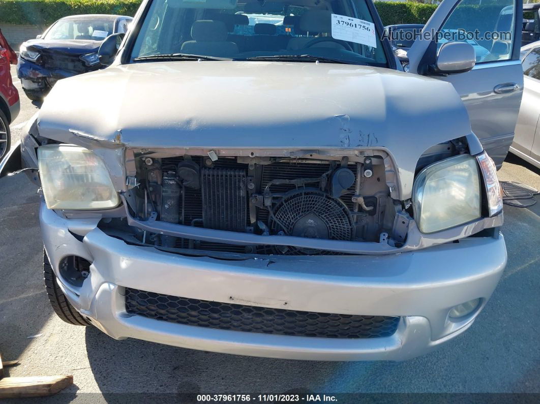 2002 Toyota Sequoia Sr5 Silver vin: 5TDZT34A42S095875