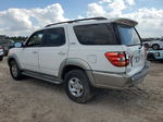 2002 Toyota Sequoia Sr5 White vin: 5TDZT34A42S119415