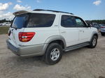 2002 Toyota Sequoia Sr5 White vin: 5TDZT34A42S119415