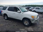 2002 Toyota Sequoia Sr5 White vin: 5TDZT34A42S134481