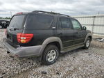 2002 Toyota Sequoia Sr5 Black vin: 5TDZT34A52S072010