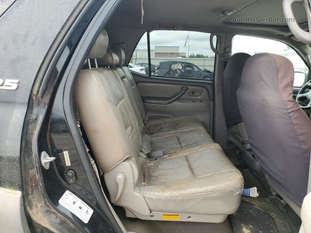 2002 Toyota Sequoia Sr5 Черный vin: 5TDZT34A52S072010