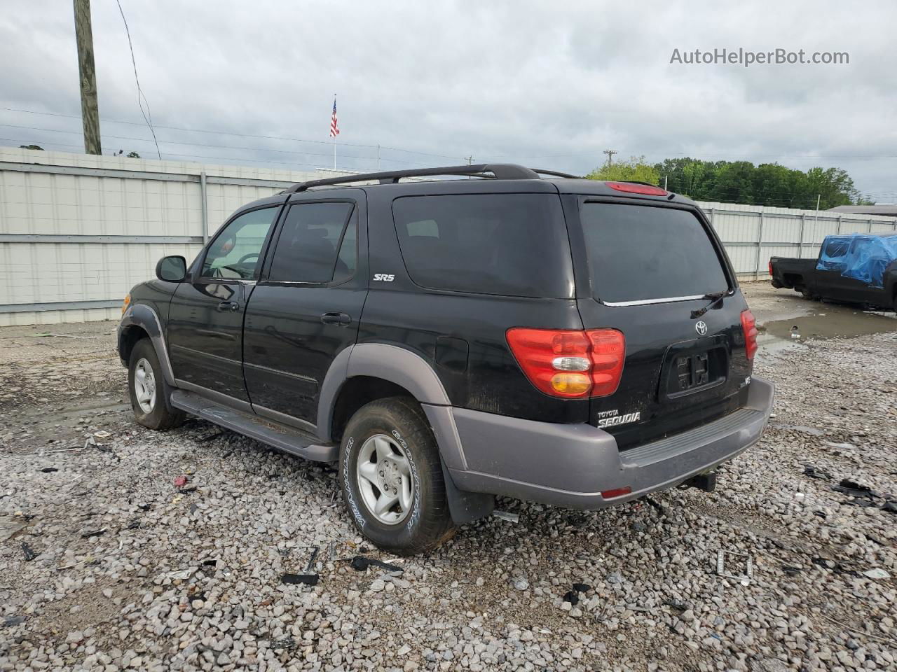 2002 Toyota Sequoia Sr5 Черный vin: 5TDZT34A52S072010