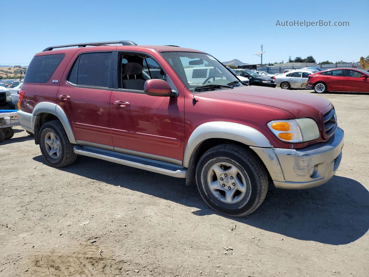 2002 Toyota Sequoia Sr5 Two Tone vin: 5TDZT34A52S086568