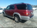 2002 Toyota Sequoia Sr5 V8 Темно-бордовый vin: 5TDZT34A62S106102