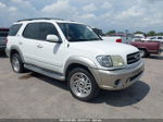 2002 Toyota Sequoia Sr5 White vin: 5TDZT34A62S118704