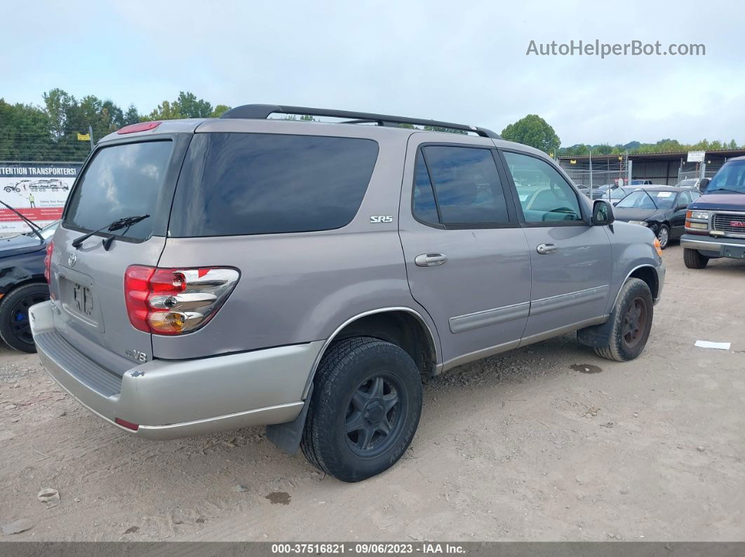 2002 Toyota Sequoia Sr5 Beige vin: 5TDZT34A62S123496