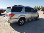 2002 Toyota Sequoia Sr5 Gray vin: 5TDZT34A72S063339