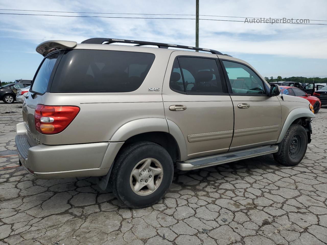 2002 Toyota Sequoia Sr5 Gold vin: 5TDZT34A72S064054