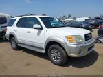 2002 Toyota Sequoia Sr5 V8 White vin: 5TDZT34A72S068718