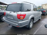 2002 Toyota Sequoia Sr5 V8 Silver vin: 5TDZT34A72S078052