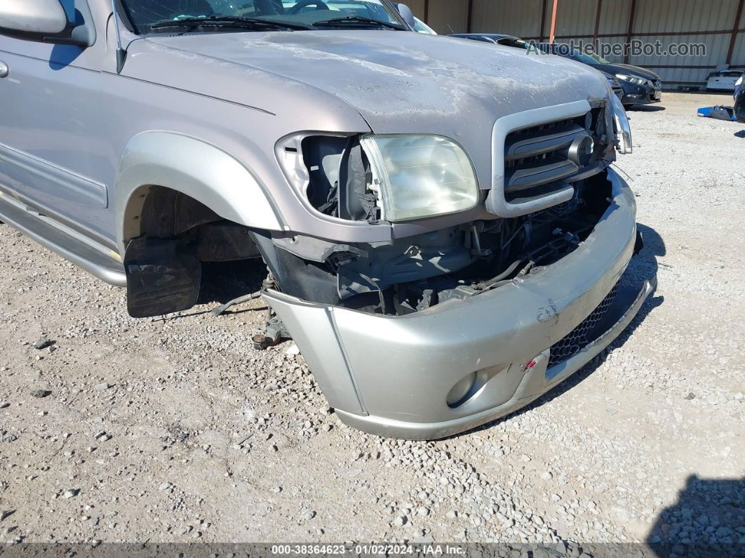 2002 Toyota Sequoia Sr5 Gray vin: 5TDZT34A72S096499