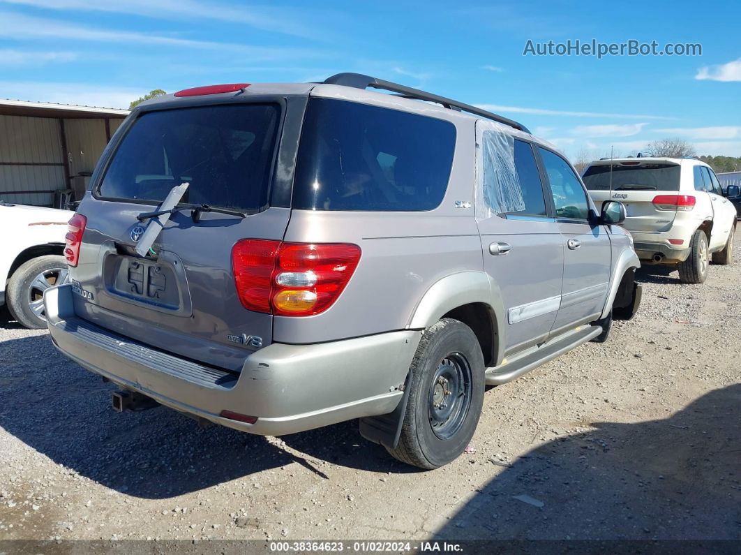 2002 Toyota Sequoia Sr5 Gray vin: 5TDZT34A72S096499