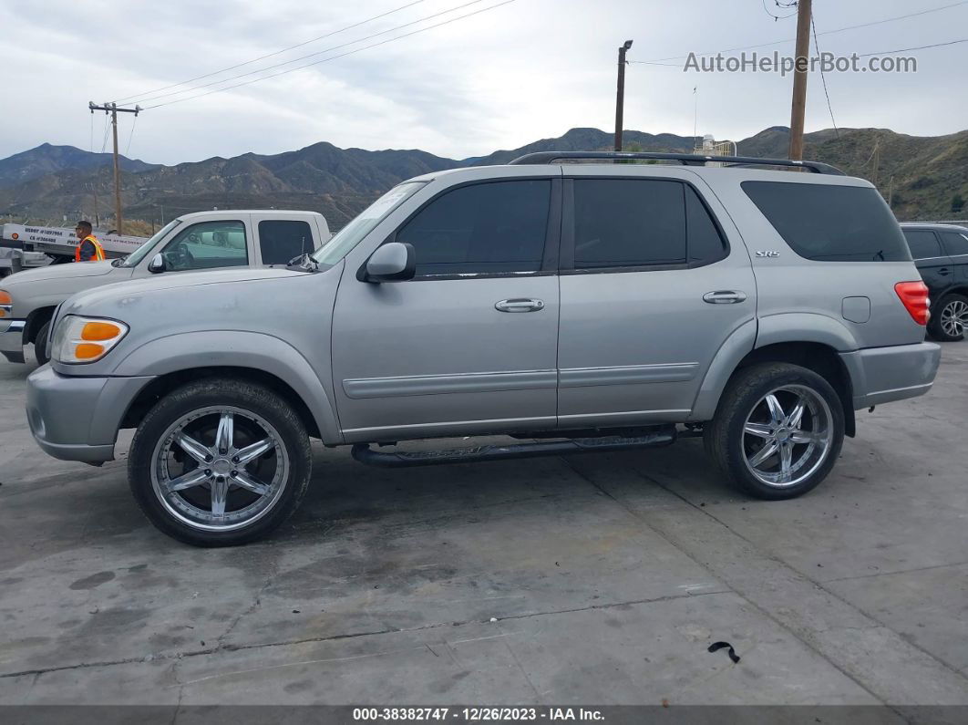 2002 Toyota Sequoia Sr5 Silver vin: 5TDZT34A72S114113