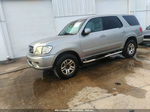 2002 Toyota Sequoia Sr5 Silver vin: 5TDZT34A72S114127