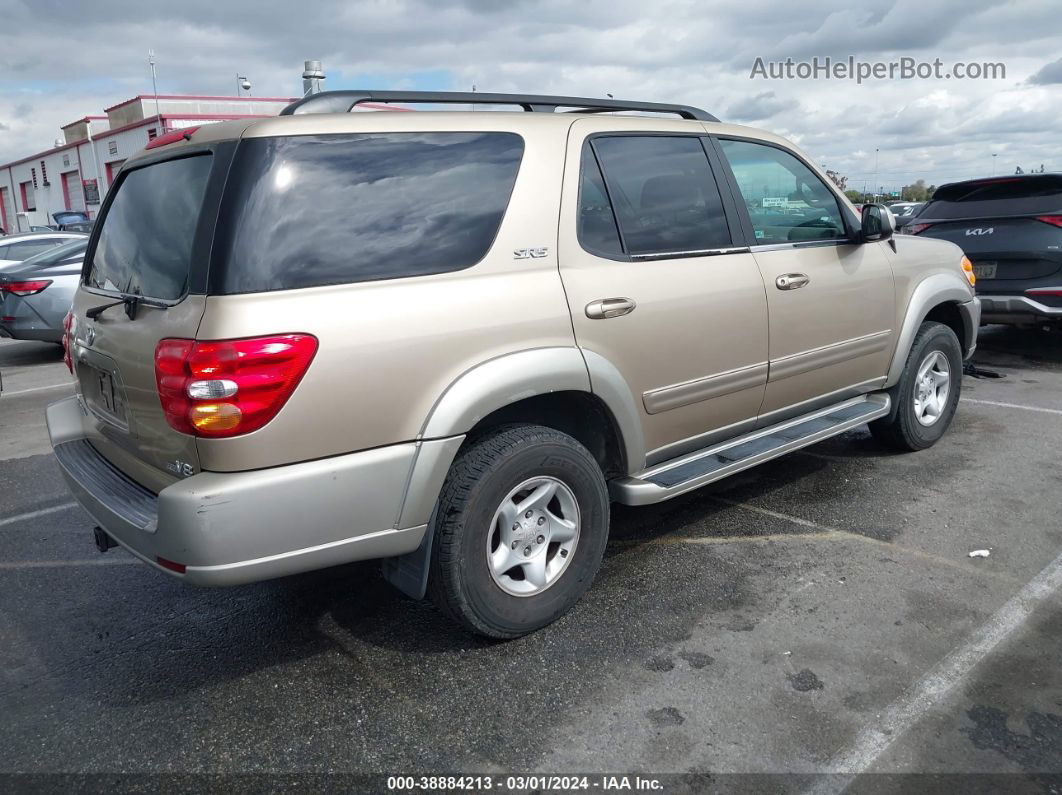 2002 Toyota Sequoia Sr5 V8 Champagne vin: 5TDZT34A82S089304