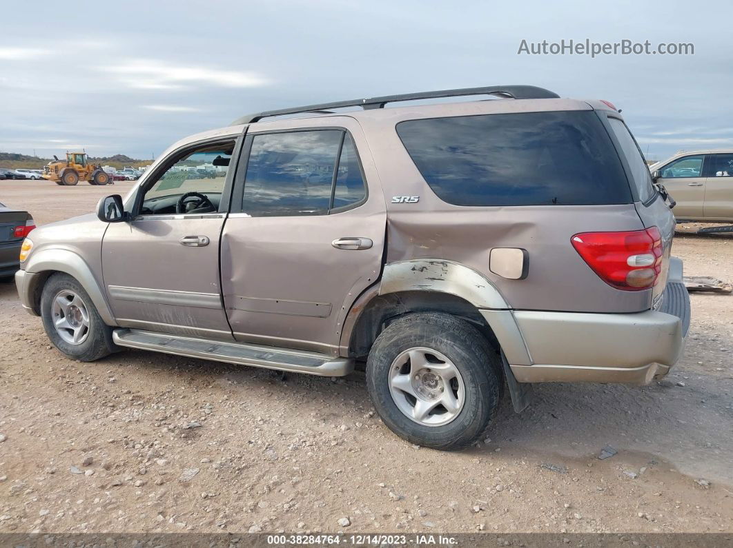 2002 Toyota Sequoia Sr5 Gray vin: 5TDZT34A82S125203