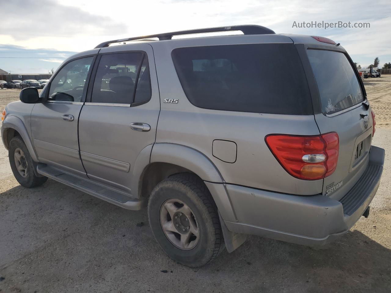 2002 Toyota Sequoia Sr5 Silver vin: 5TDZT34A92S100892