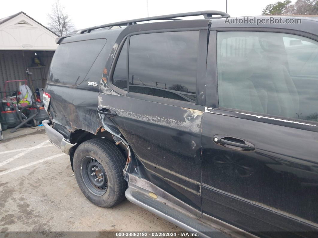 2002 Toyota Sequoia Sr5 V8 Black vin: 5TDZT34A92S105851