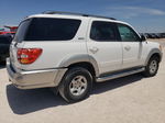 2002 Toyota Sequoia Sr5 White vin: 5TDZT34A92S115487