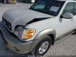 2002 Toyota Sequoia Sr5 V8 White vin: 5TDZT34AX2S087425