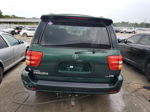 2002 Toyota Sequoia Limited Green vin: 5TDZT38A02S101357