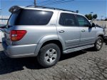 2002 Toyota Sequoia Limited Silver vin: 5TDZT38A02S112830