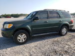2002 Toyota Sequoia Limited Green vin: 5TDZT38A12S060818