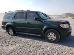 2002 Toyota Sequoia Limited Green vin: 5TDZT38A12S060818