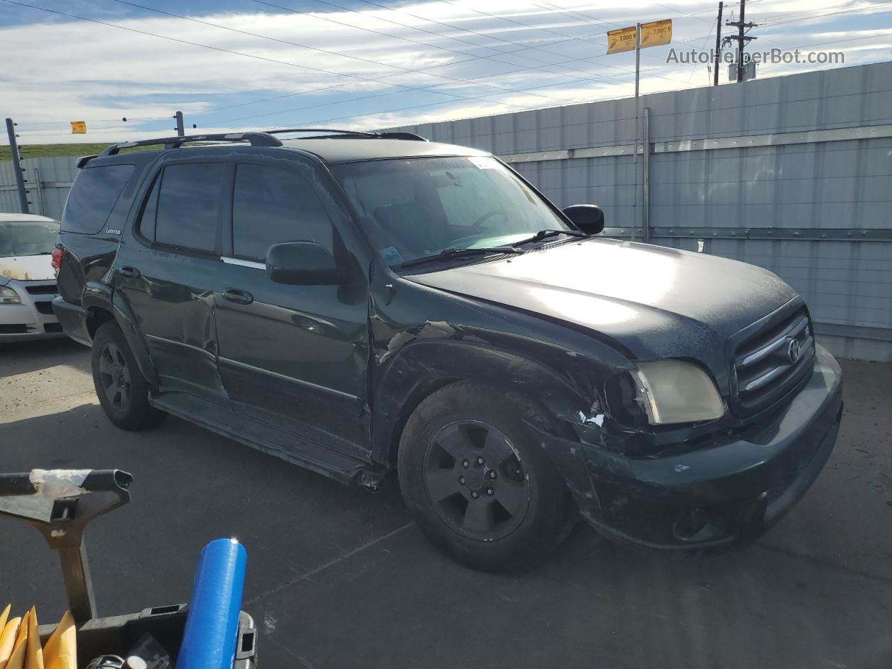 2002 Toyota Sequoia Limited Two Tone vin: 5TDZT38A22S074369