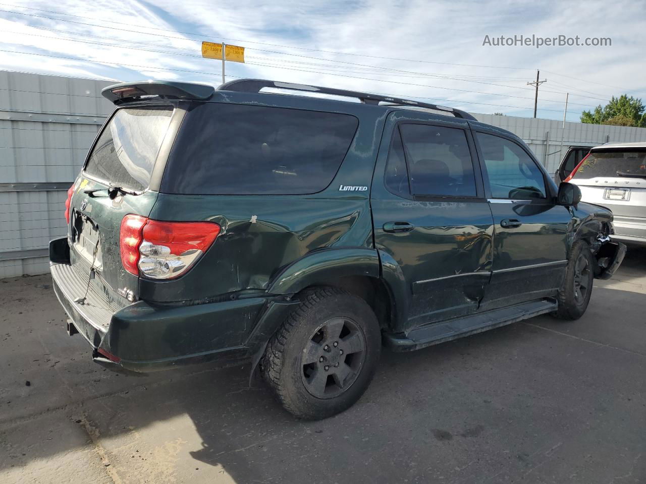 2002 Toyota Sequoia Limited Двухцветный vin: 5TDZT38A22S074369