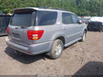 2002 Toyota Sequoia Limited V8 Silver vin: 5TDZT38A22S083363