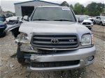 2002 Toyota Sequoia Limited Silver vin: 5TDZT38A22S106852