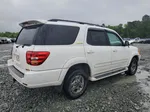 2002 Toyota Sequoia Limited White vin: 5TDZT38A32S130416